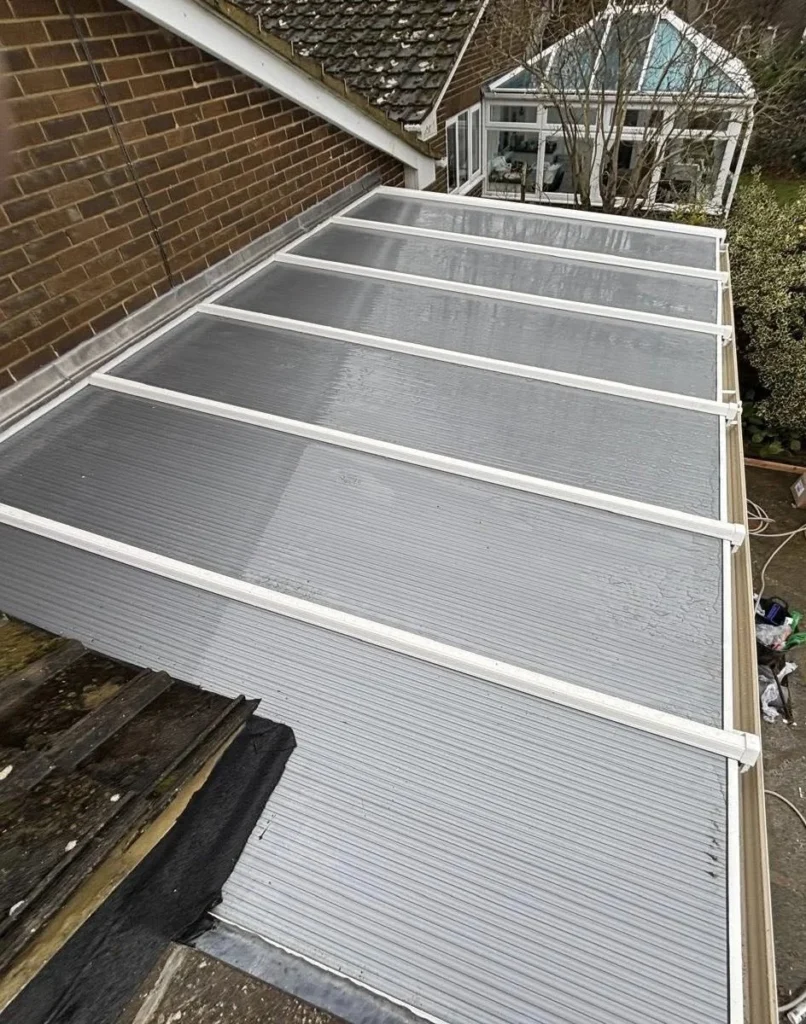 Polycarbonate conservatory roof in Kent