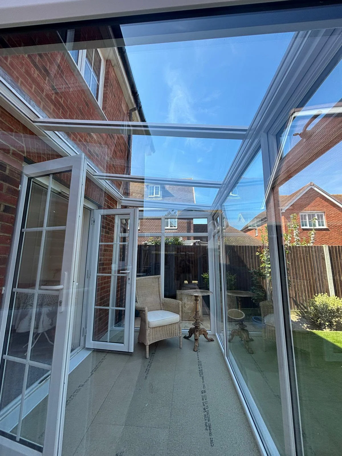 Glass conservatory roof in Ramsgate
