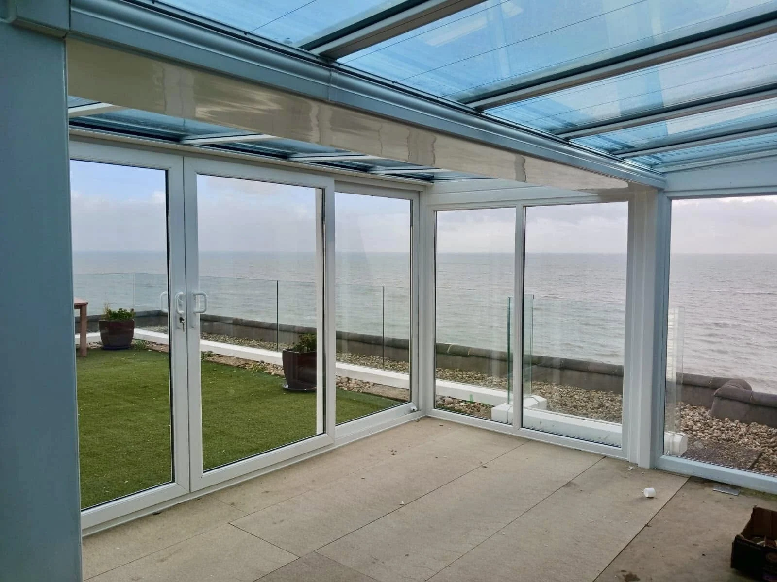 Garden room installation in Kent