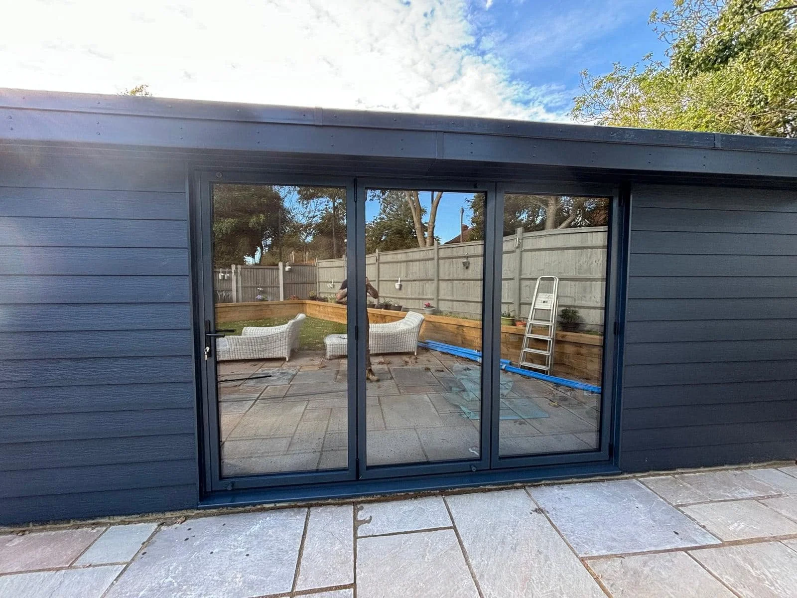 Garden room installation in Thanet
